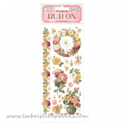 Stamperia-Rose Parfum Garland